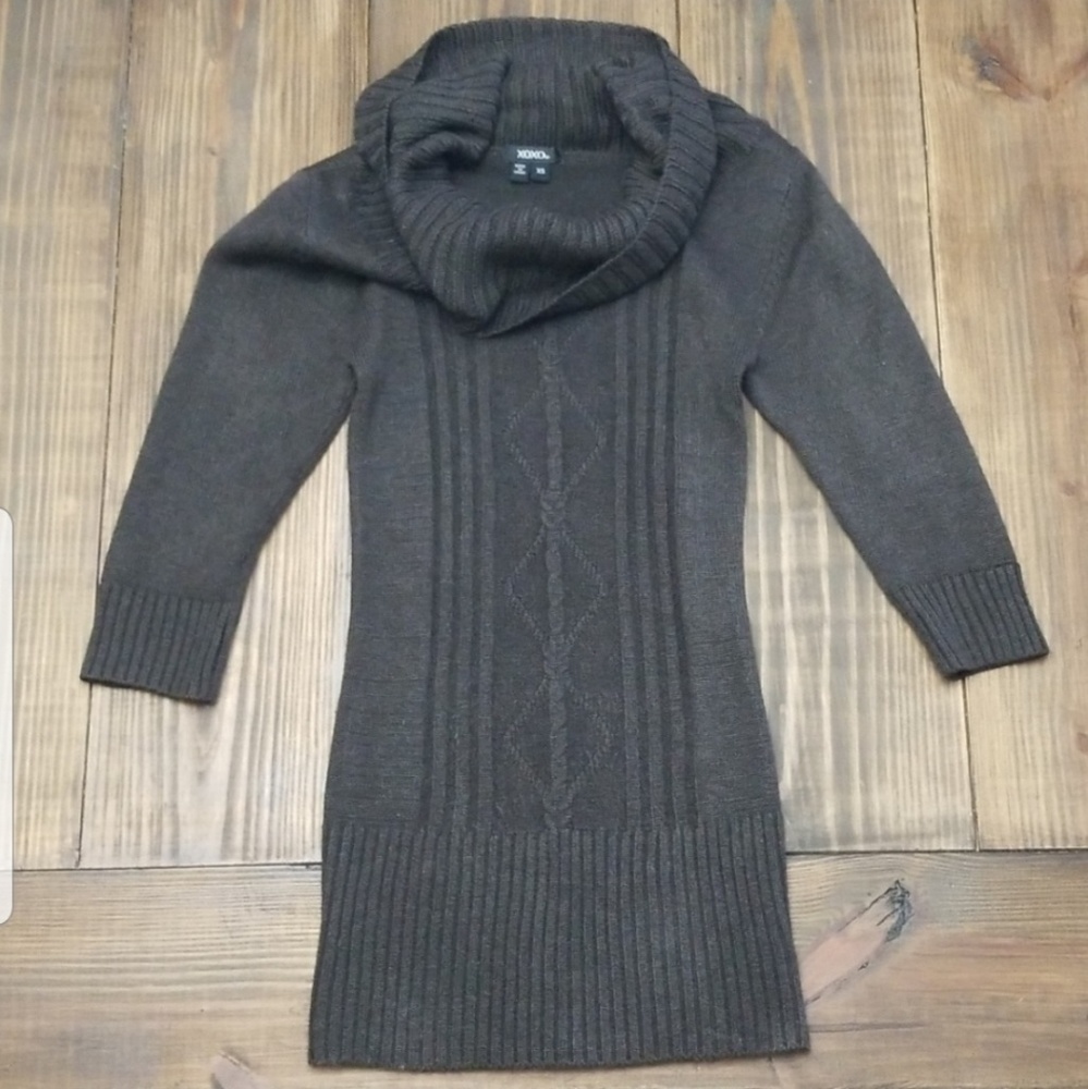 XOXO Cowl Neck Sweater Dress Size XS